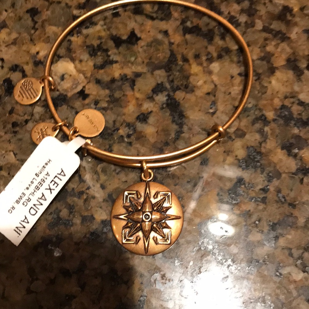 Gold Alex and Ani Healing Love
